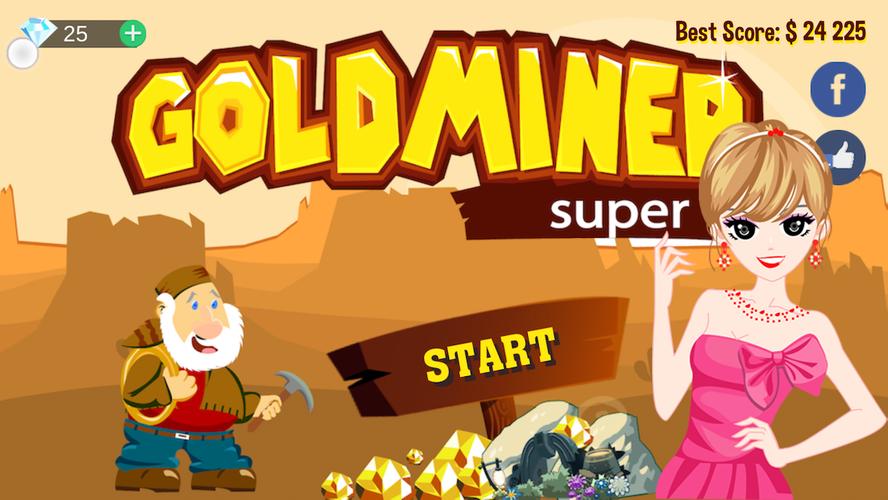 Súper Gold Miner Captura de pantalla 0
