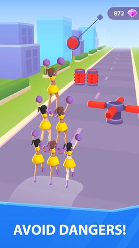Cheerleader Run 3D 스크린샷 2
