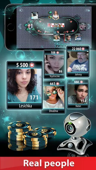 GC Poker 2: WebCamera-tables, Screenshot 1