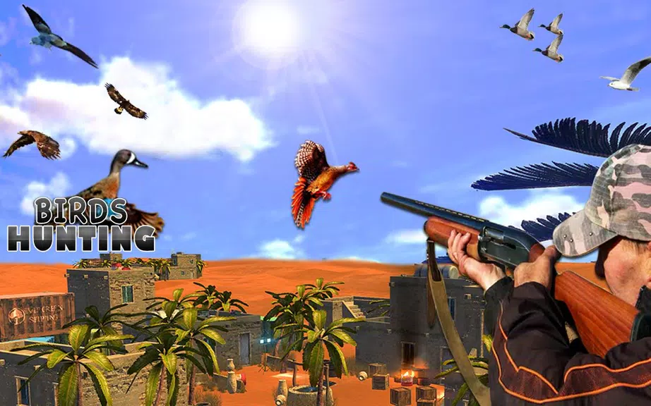 Desert Birds Sniper Shooter 3D ภาพหน้าจอ 1