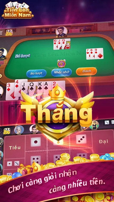 Tien Len Tiến Lên Miền Nam Online Скриншот 1