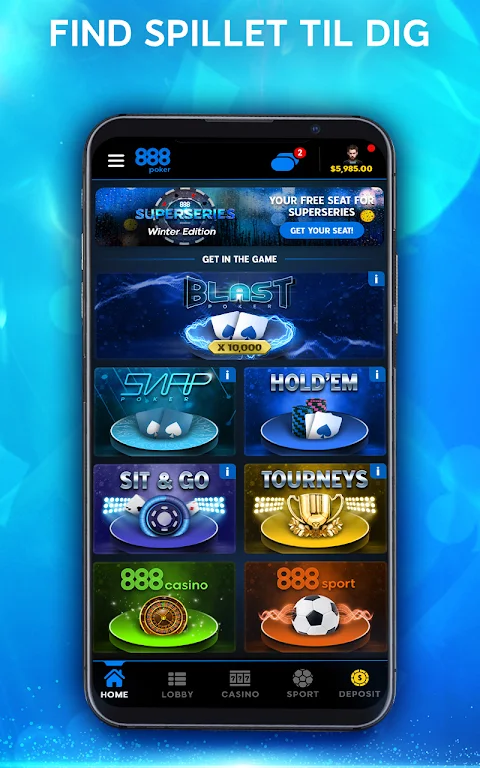 888 Poker - Spil Texas Holdem ภาพหน้าจอ 2