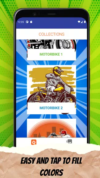 MotorBike Coloring Page應用截圖第1張