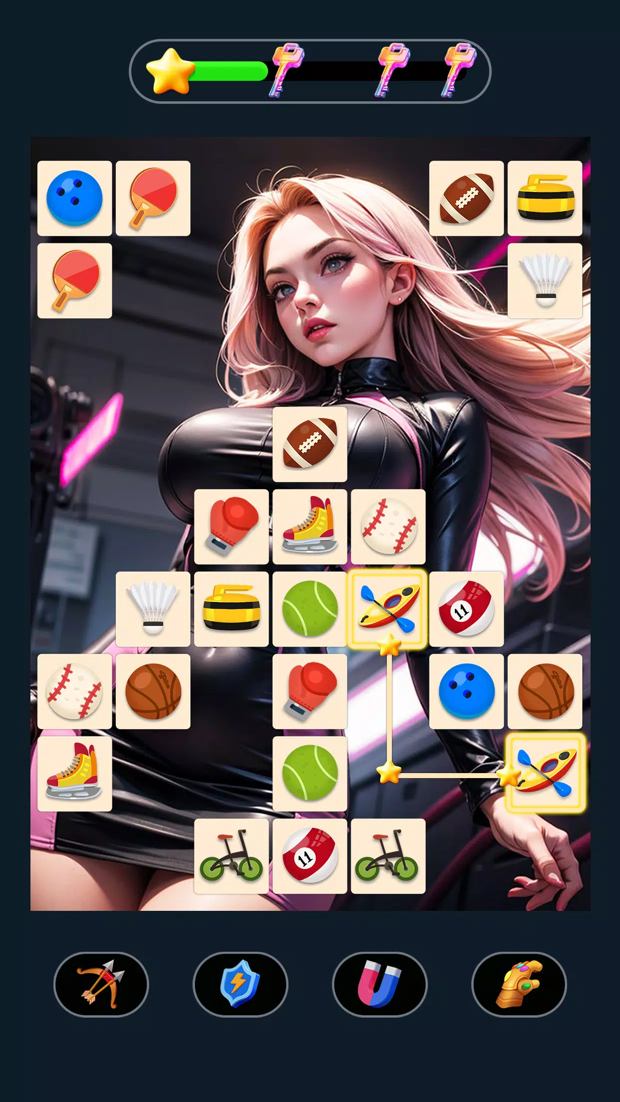 Fantasy Onet - Match Girl Game Captura de pantalla 2