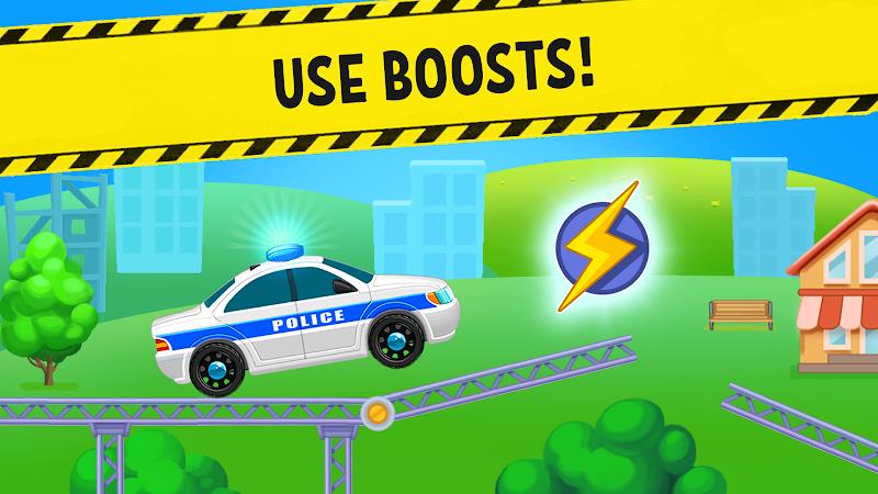 Police Car x Kids Racing Games ภาพหน้าจอ 3