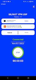 Schermata BILFAST VPN UDP 3