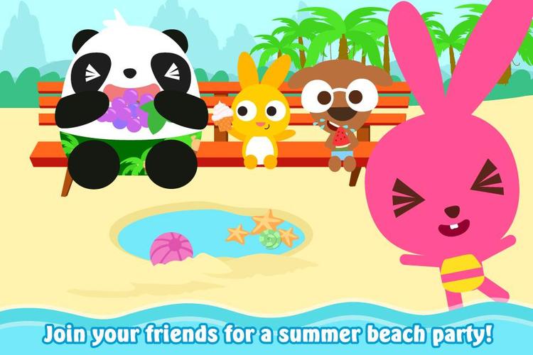 Purple Pink Summer Beach স্ক্রিনশট 1