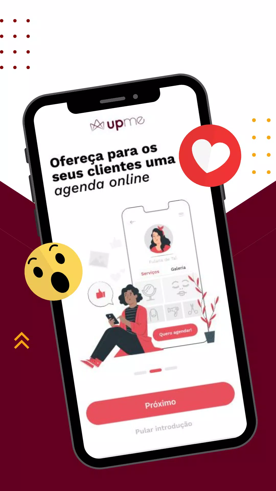 UPME: Agenda Online da Beleza Ảnh chụp màn hình 1