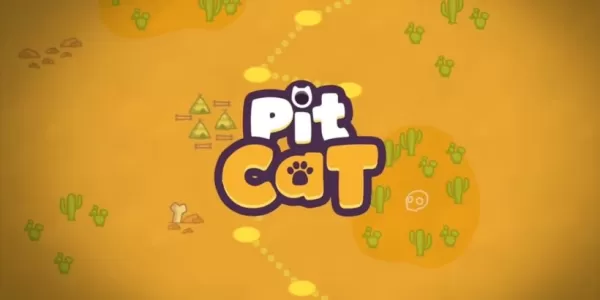Pit Cat es un rompecabezas calculador de trayectoria basado en la física