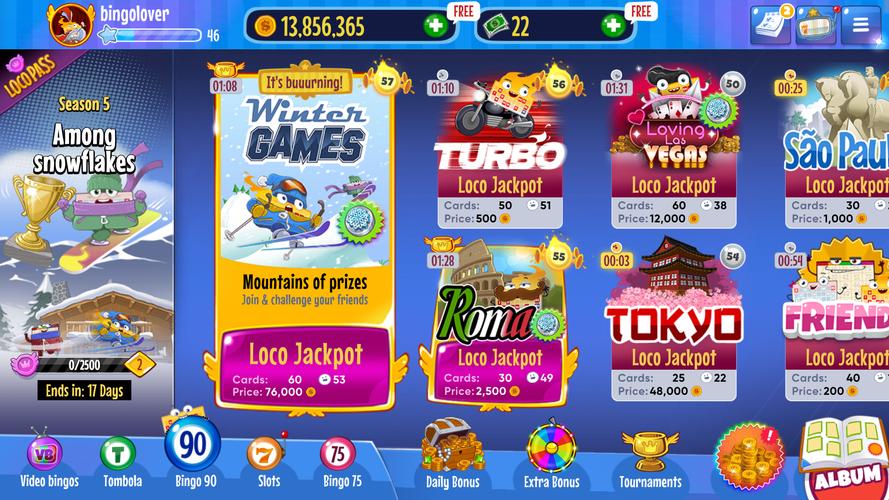 Bingo Lotto Tombola Online Captura de pantalla 1