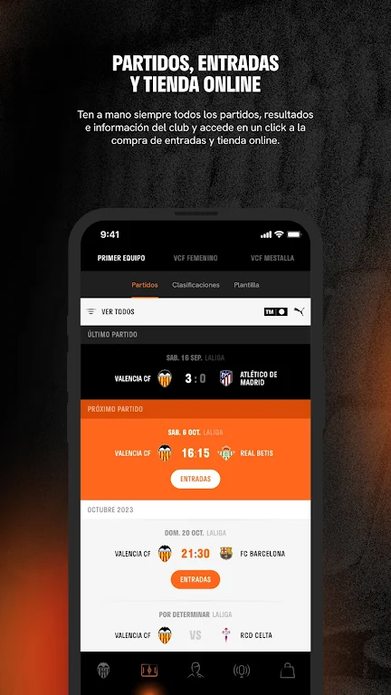 Valencia CF - Official App スクリーンショット 2