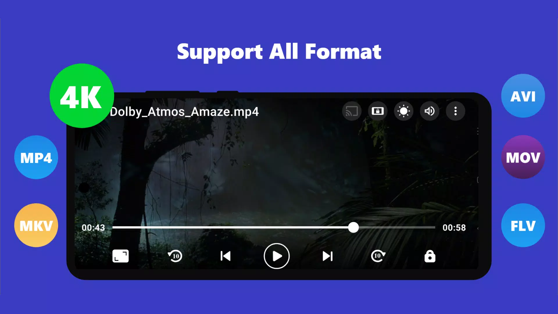 Video Player ဖန်သားပြင်ဓာတ်ပုံ 3