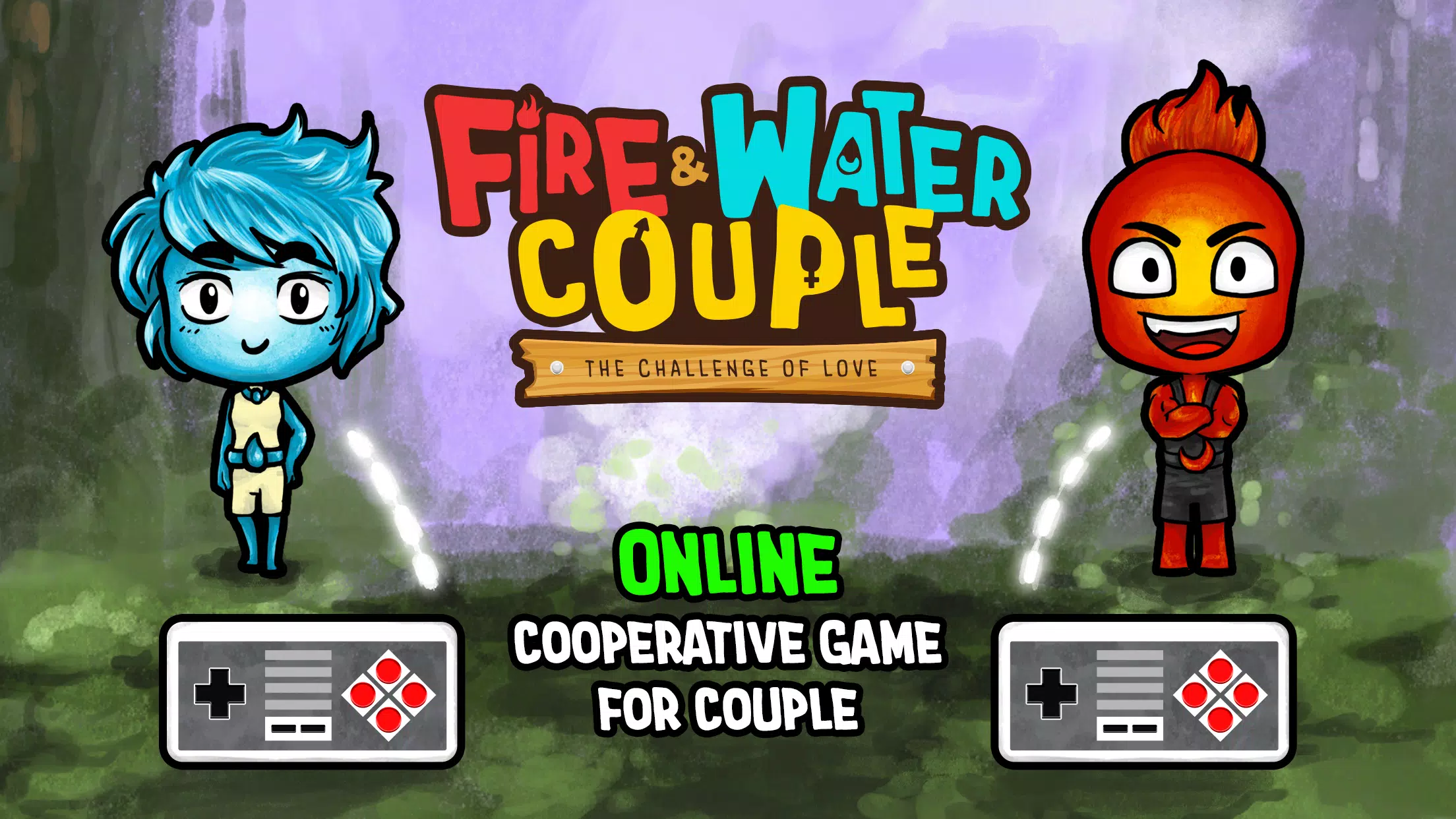 Fire and Water: Online Co-op Screenshot 0