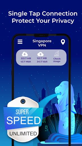 Singapore VPN - Free, Fast & Secure Screenshot 2