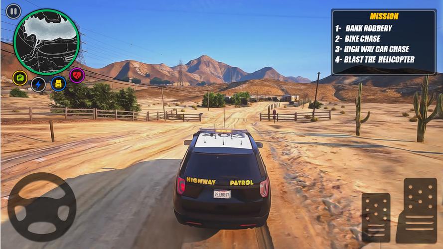 Police Van Driving: Cop Games Captura de pantalla 2