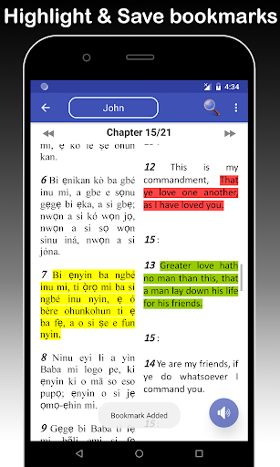 Yoruba & English Bible - With Full Offline Audio應用截圖第2張