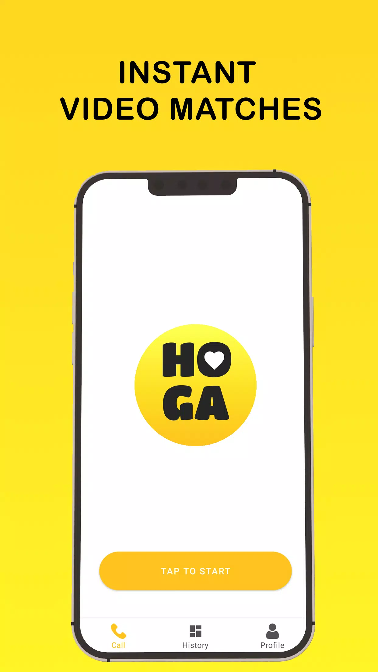 Schermata Hoga - Live video chat 1