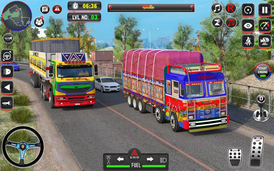Cargo Truck Driving Games 3D Capture d'écran 2