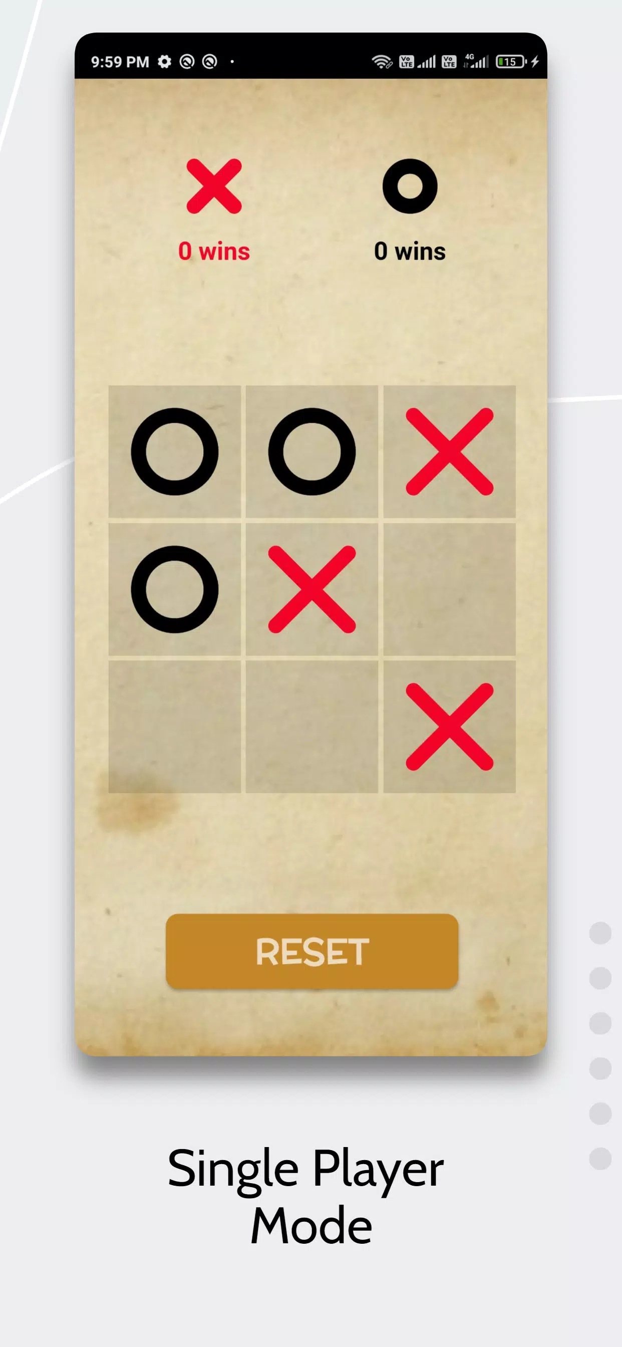 Tic Tac Toe AI Game Screenshot 1