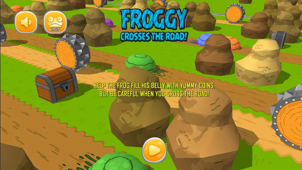 Jumppy Frog Cross Forest Schermafbeelding 0