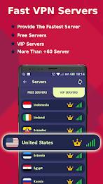 USA VPN -Safe Secure VPN Proxy Schermafbeelding 1