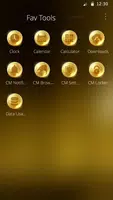 Golden Disco Vintage Theme Ảnh chụp màn hình 3