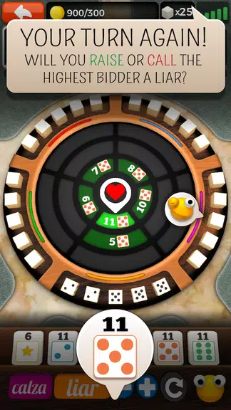 Liar's Dice Online Multiplayer Schermafbeelding 2