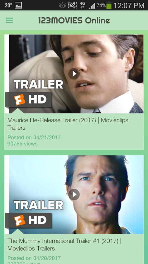Schermata Movies123 online 2