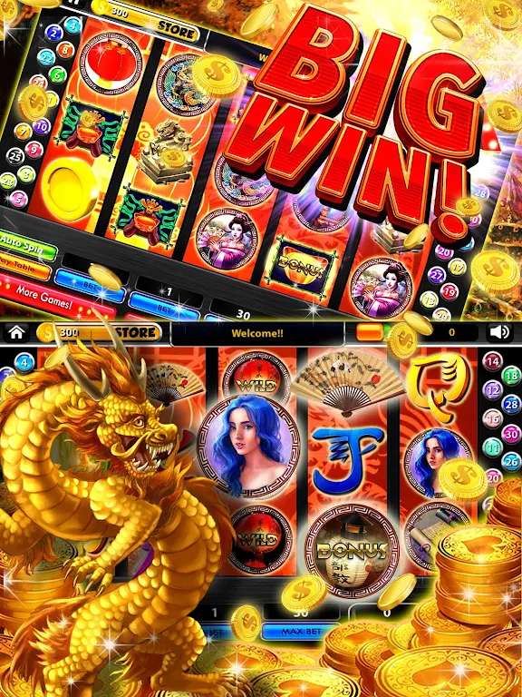 Lucky golden slots: Double Jackpots from Vegas Screenshot 1