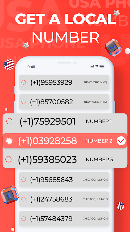 USA Phone Number Receive SMS Ảnh chụp màn hình 0