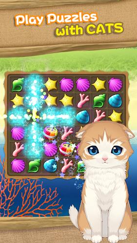 Cat Island Diary~Happy Match 3 Schermafbeelding 1