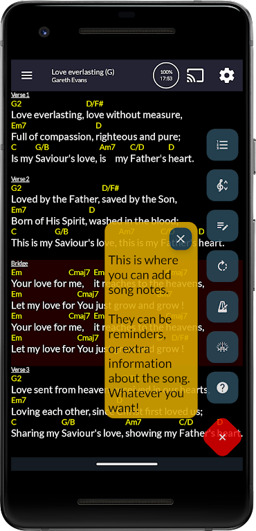 OpenSongApp - Songbook Скриншот 1