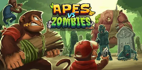 Apes Vs. Zombies Ảnh chụp màn hình 0