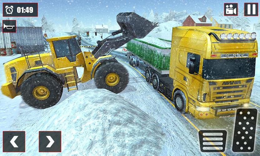 Offroad Snow Trailer Truck Dri Captura de tela 3