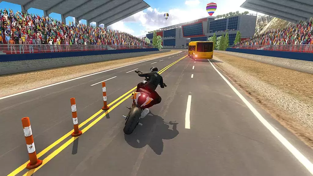 Bike VS Bus Racing Games ภาพหน้าจอ 2