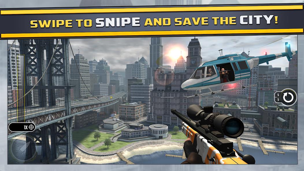 Pure Sniper: Gun Shooter Games Mod Schermafbeelding 0