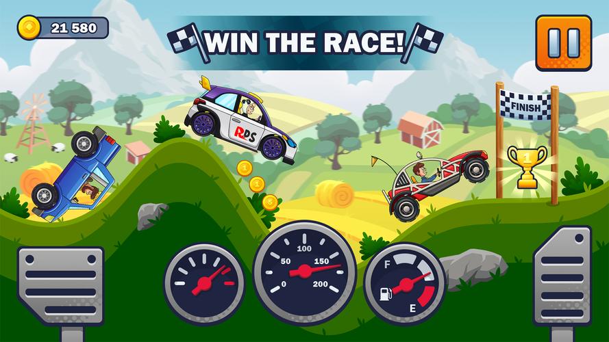 Racing Hills! Offroad Car Game ဖန်သားပြင်ဓာတ်ပုံ 0