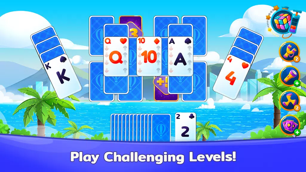 SoliTown – Solitaire Tripeaks Tangkapan skrin 3