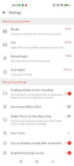 Screen Recorder: Nuts Recorder Ảnh chụp màn hình 1