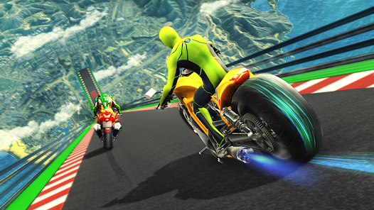 Super Hero Game - Bike Game 3D Captura de tela 0