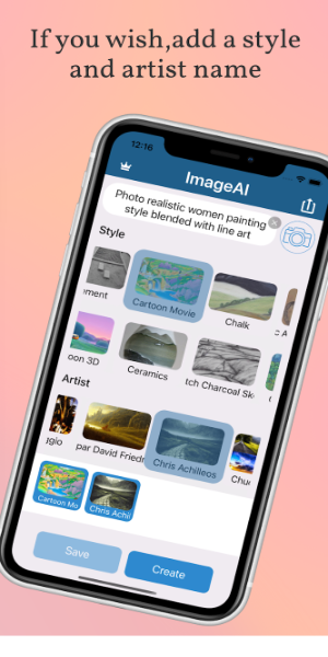Schermata ImageAI - AI Art Generator 1