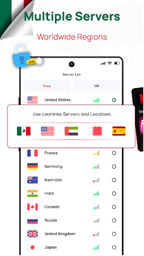 Mexico VPN - Get Mexican IP Captura de pantalla 1