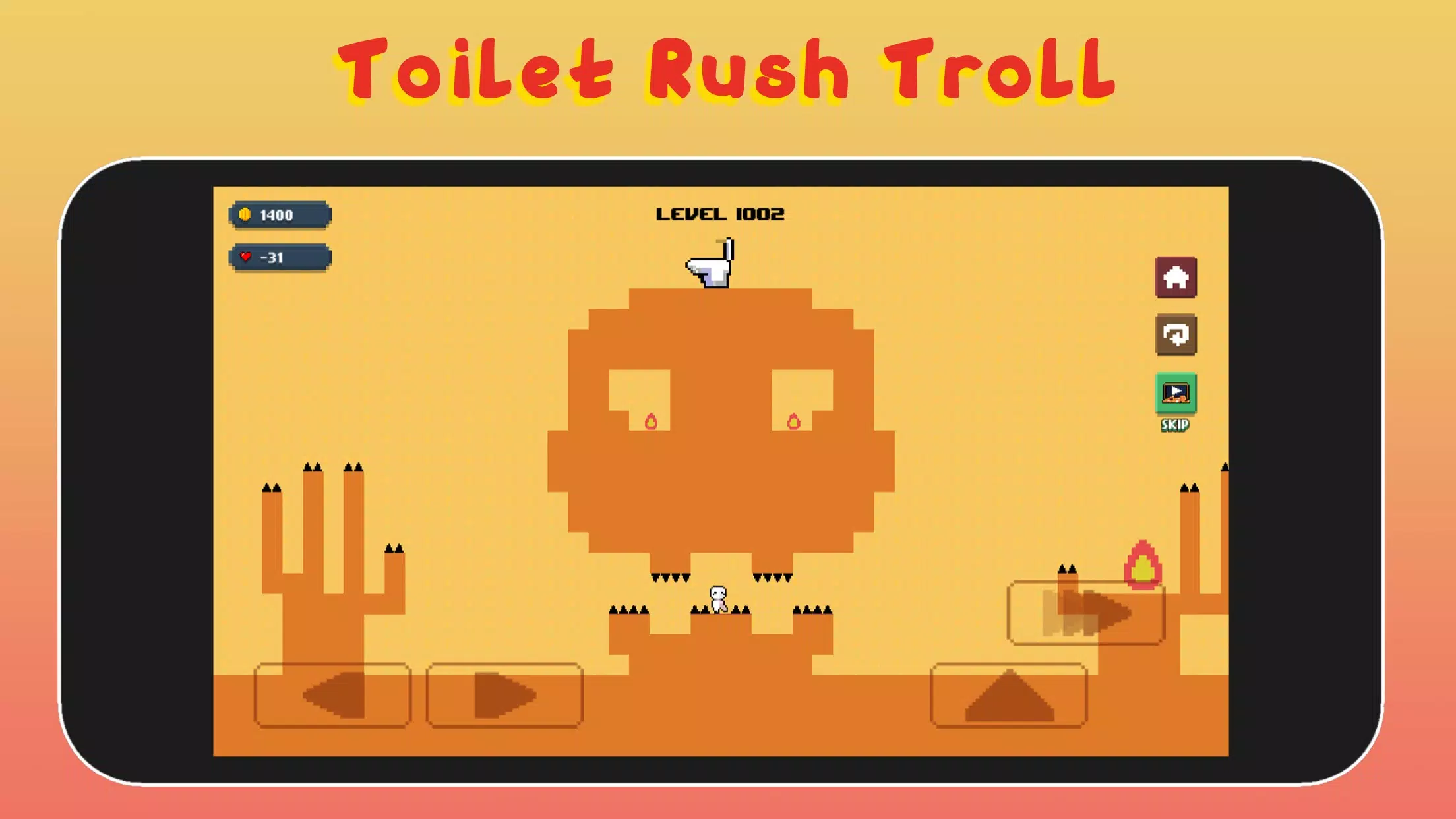 Toilet Rush Troll Captura de pantalla 1