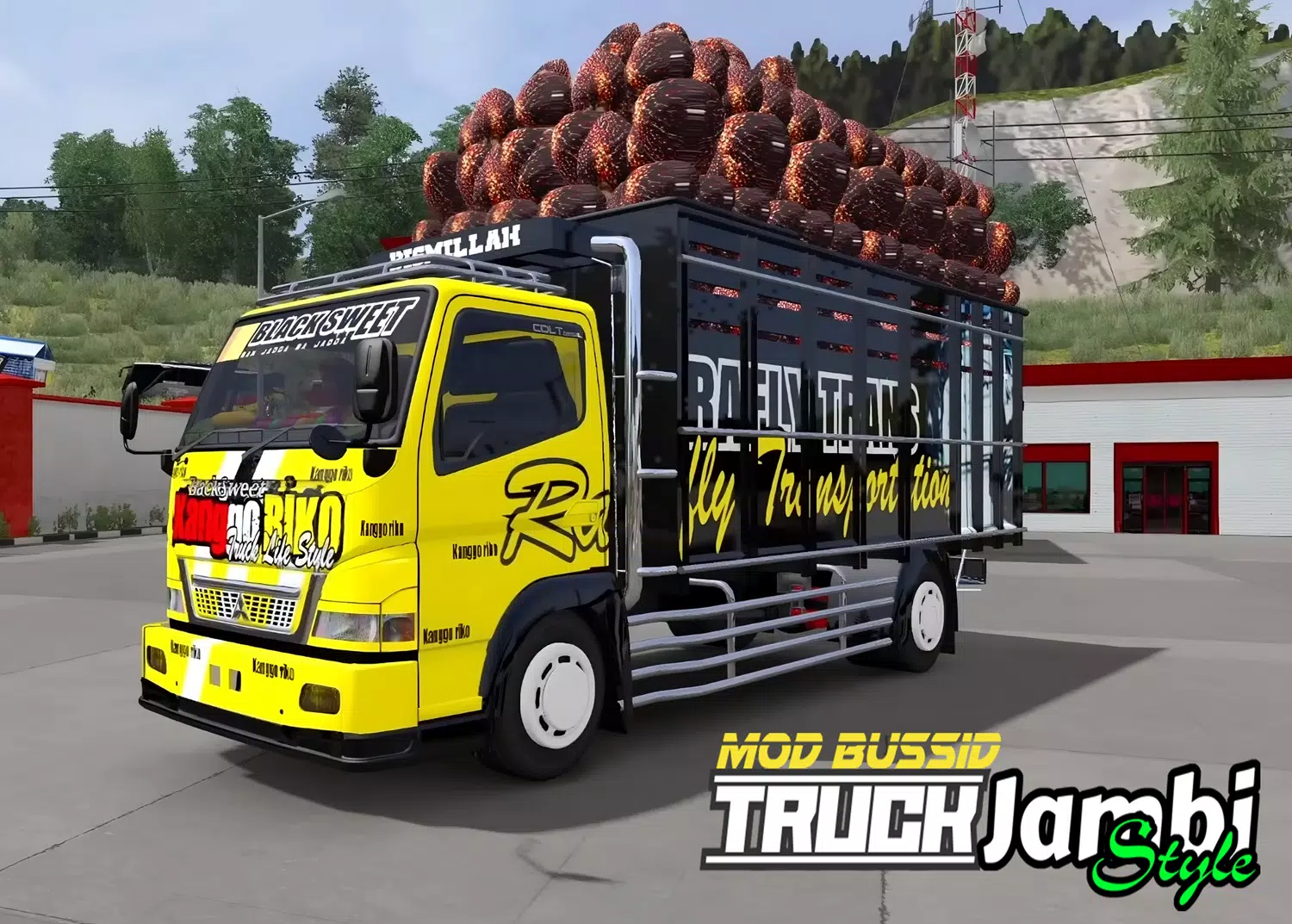 Mod Bussid Truk Jambi Style ภาพหน้าจอ 0