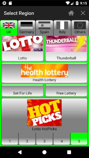 Lotto Number Generator for EUR Schermafbeelding 0