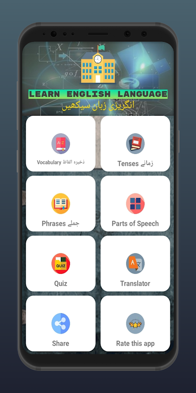 Learn English in Urdu Ekran Görüntüsü 1