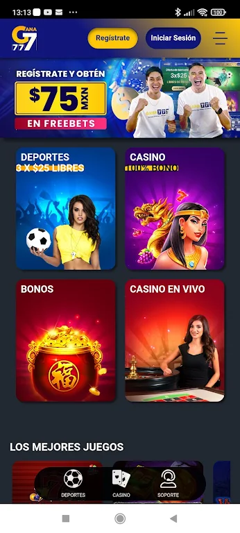 Gana777 Apuestas y Casino Скриншот 0