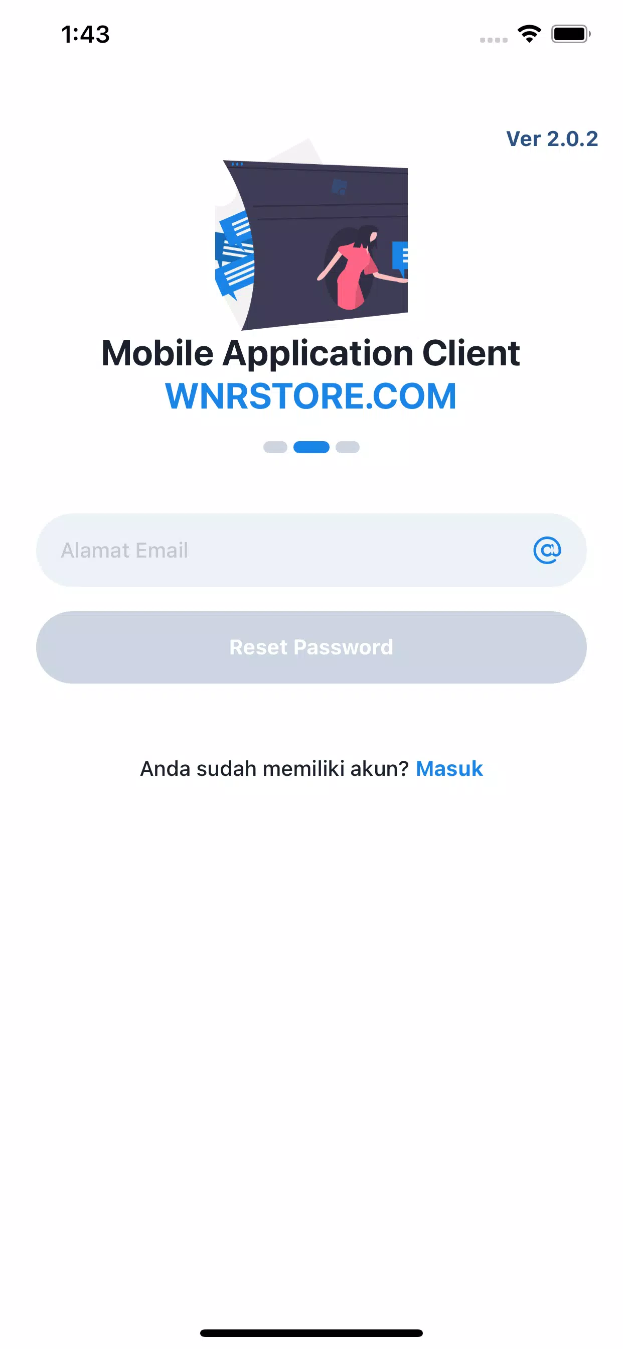 WNRStore Mobile - Jasa SMS OTP ภาพหน้าจอ 1
