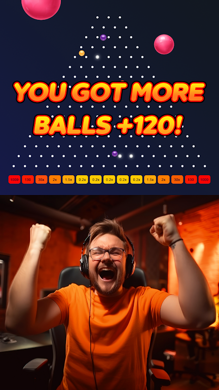 Plinko Balls - fast game ဖန်သားပြင်ဓာတ်ပုံ 1
