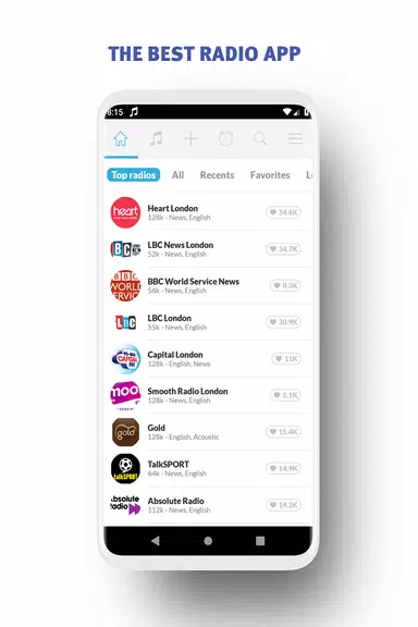 Radio UK - Radio FM Online應用截圖第0張
